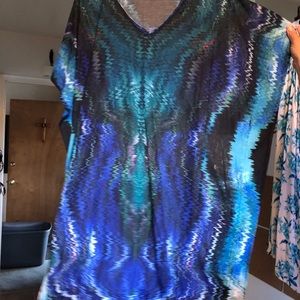 2 Poolside/beach cover-ups.  drawstring waist